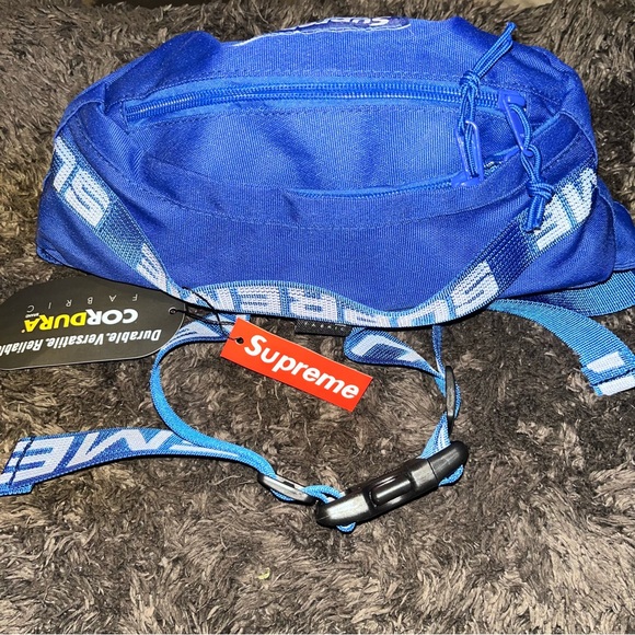 Sporty Blue Waist Bag Crossbody Sling – Adjustable Strap - Picture 10 of 10